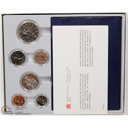 1981 CANADIAN 6 COIN SPECIMEN SET WITH COA