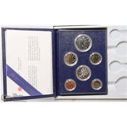 1982 CANADIAN 6 COIN SPECIMEN SET WITH COA