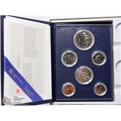 1984 CANADIAN 6 COIN SPECIMEN SET WITH COA