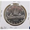 Image 1 : 73) 1965 CANADIAN SILVER DOLLAR UNCIRCULATED.