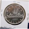 Image 1 : 61) 1965 CANADIAN SILVER DOLLAR UNCIRCULATED.