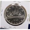 Image 1 : 59) 1965 CANADIAN SILVER DOLLAR UNCIRCULATED.