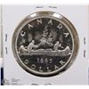 Image 1 : 72) 1965 CANADIAN SILVER DOLLAR UNCIRCULATED.
