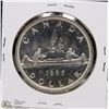 Image 1 : 70) 1965 CANADIAN SILVER DOLLAR UNCIRCULATED.