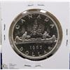 Image 1 : 71) 1965 CANADIAN SILVER DOLLAR UNCIRCULATED.
