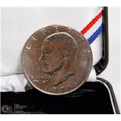 39) 1971 US EISENHOWER SILVER DOLLAR CIRCULATED.