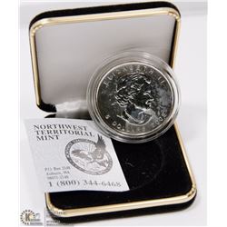 28) $5.00 CANADIAN 1OZ .9999 FINE SILVER COIN.