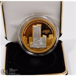 3) 2001-2008 US TWIN TOWERS GOLD/SILVER