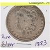Image 1 : 141) 1883 US MORGAN SILVER DOLLAR CIRCULATED.