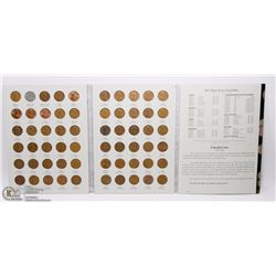 51) SET OF 90 LINCOLN CENTS 1909-1940 CIRCULATED.