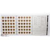 Image 1 : 51) SET OF 90 LINCOLN CENTS 1909-1940 CIRCULATED.