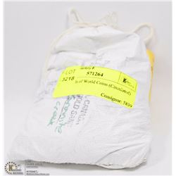21) 3 POUNDS OF WORLD COINS CIRCULATED.