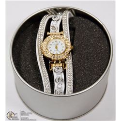 NEW WHITE DESIGNER BRACELET WATCH