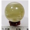 Image 1 : #75 GREEN ONYX POLISH SPHERE BALL