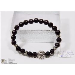 #19-DARK PURPLE AMETHYST BRACELET