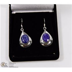 #4-NATURAL BLUE SAPPHIRE EARRINGS
