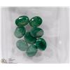 Image 1 : #109-NATURAL GREEN EMERALD 74CT