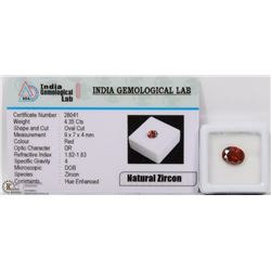 #89-NATURAL ZIRCON GEMSTONE 4.35CT