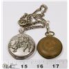 Image 1 : A PAIR OF VINTAGE POCKET WATCHES