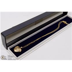 GOLD NECKLACE & HEART PENDANT