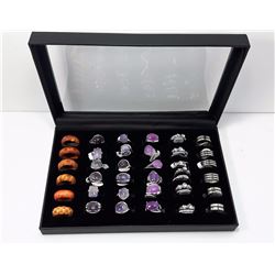 #6 - LOT OF 36 RINGS