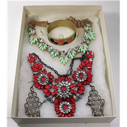 #16 - LOT OF 2 VINTAGE SUITES OF JEWELRY