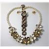 Image 1 : #19 - VINTAGE PEARL & CRYSTAL SUITE OF JEWELRY