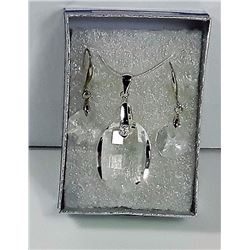 #7 - SWAROVSKI CRYSTAL PENDANT & EARRINGS