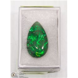 #12 - GREEN FIRE AUSTRALIAN DOUBLET OPAL