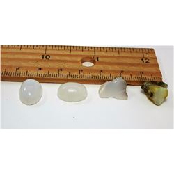 #15 - LOT OF 2 ROUGH OPALS & 2 MATCHED