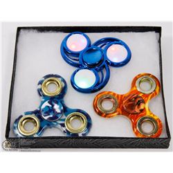 SET OF 3 NEW HAND SPINNERS IN JEWELRY DISPLAY
