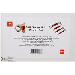 NEW 4PC SKIL SECURE GRIP WRENCH SET