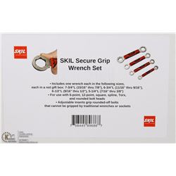 NEW 4PC SKIL SECURE GRIP WRENCH SET