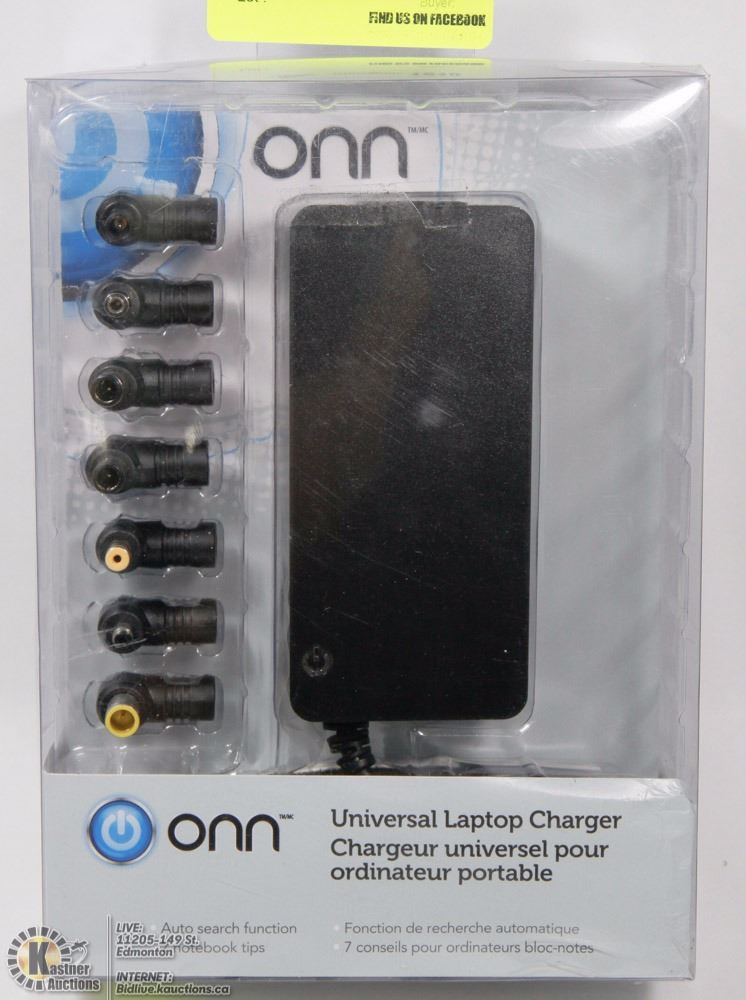 ONN UNIVERSAL LAPTOP CHARGER