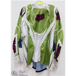 FOX MOTORCYCLE JERSEY, SIZE XL - GREEN