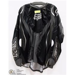 FOX MOTORCYCLE JERSEY, SIZE XL - BLACK
