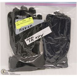 2PK LEATHER GLOVES MEDIUM