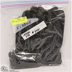 2PK LEATHER GLOVES X-LARGE