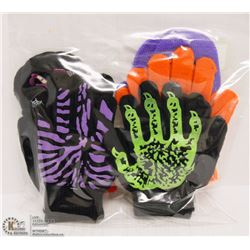 6PK GLOW IN THE DARK CHILDRENS GLOVES