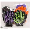 Image 1 : 6PK GLOW IN THE DARK CHILDRENS GLOVES