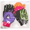 Image 1 : 6PK GLOW IN THE DARK CHILDRENS GLOVES
