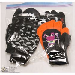 6PK GLOW IN THE DARK CHILDRENS GLOVES