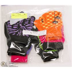 6PK GLOW IN THE DARK CHILDRENS GLOVES
