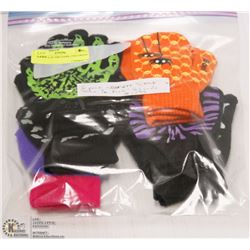 6PK GLOW IN THE DARK CHILDRENS GLOVES