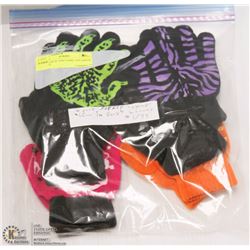 6PK GLOW IN THE DARK CHILDRENS GLOVES