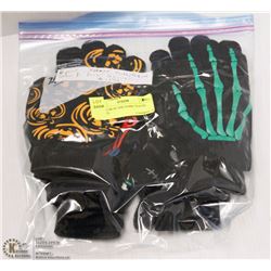 6PK GLOW IN THE DARK YOUTH GLOVES