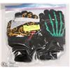 Image 1 : 6PK GLOW IN THE DARK YOUTH GLOVES