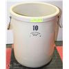 Image 1 : 10 GALLON MEDALTA CROCK W/ HANDLES