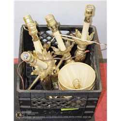 5 SINGLE WALL LIGHTS GOLDEN NUGGET CASINO VEGAS