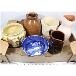 6PC ESTATE POTTERY COLLECTION INCL JENNY LIND 1885